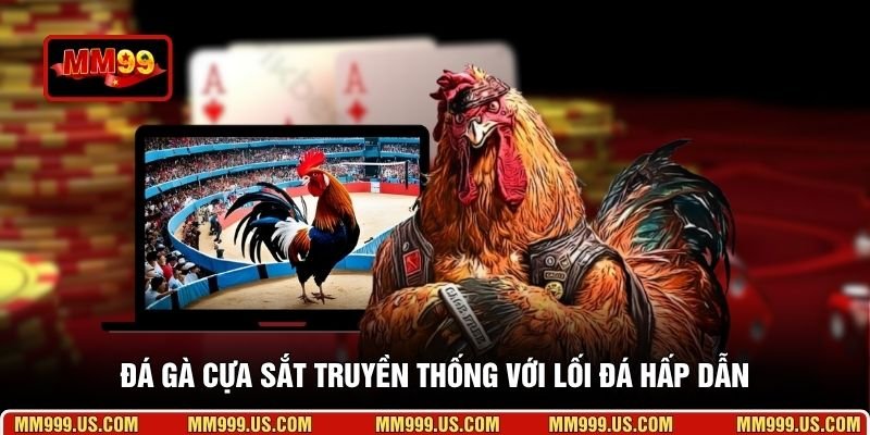 Đá gà cựa sắt truyền thống với lối đá hấp dẫn