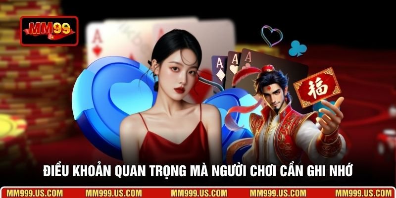 Điều khoản quan trọng mà người chơi cần ghi nhớ