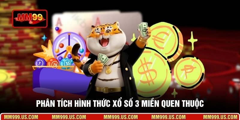 Phân tích hình thức xổ số 3 miền quen thuộc